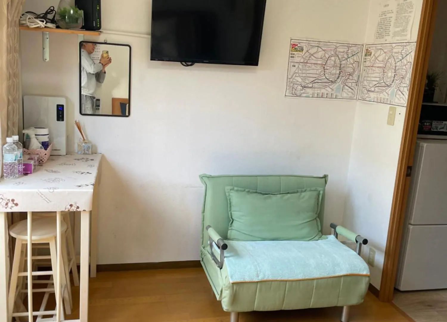 Apartment 桜宿28 Square Meter King Size Bed With Sofa Bed, Garden Room Tokyo Japan
