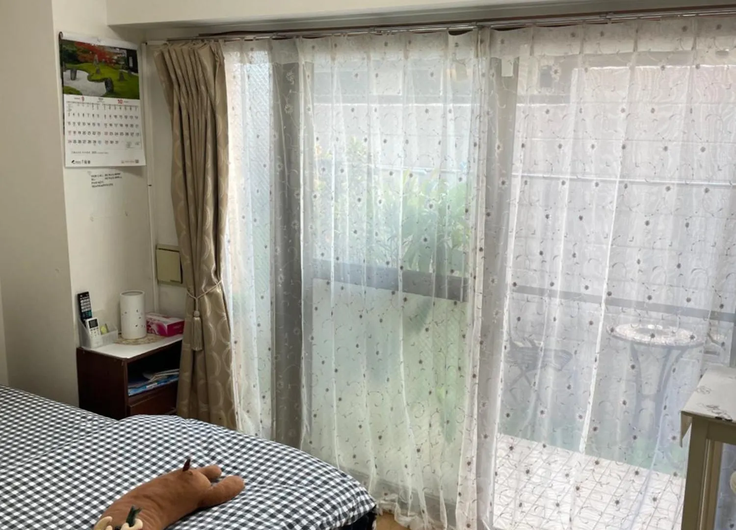 桜宿28 Square Meter King Size Bed With Sofa Bed, Garden Room Tokyo Apartment